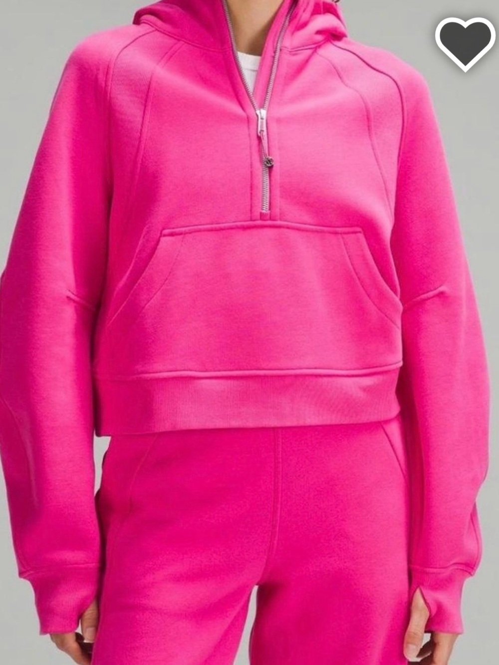 lululemon Women’s M/L Scuba Hoodie Half Zip